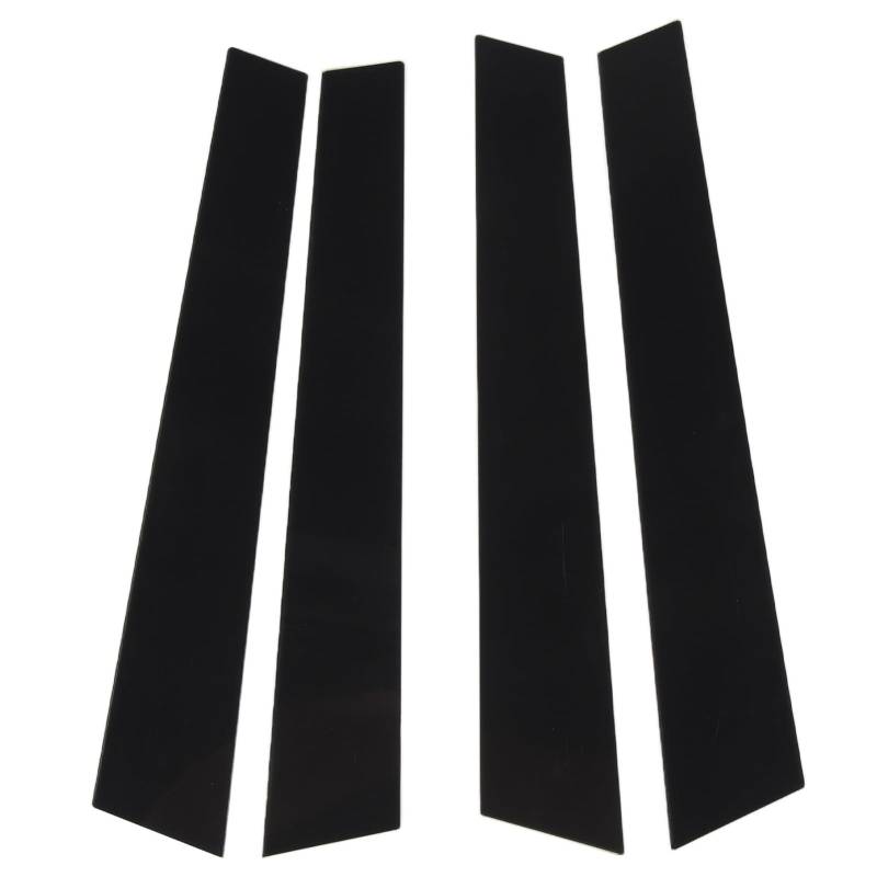 4pcs Fenster Säule Postverkleidung Glänzend Schwarz B Säule Abdeckungsaufkleber Säule Pfeilsposten Türfensterverkleidung Ersatz für 970 2009 Bis 2016 von Ausla