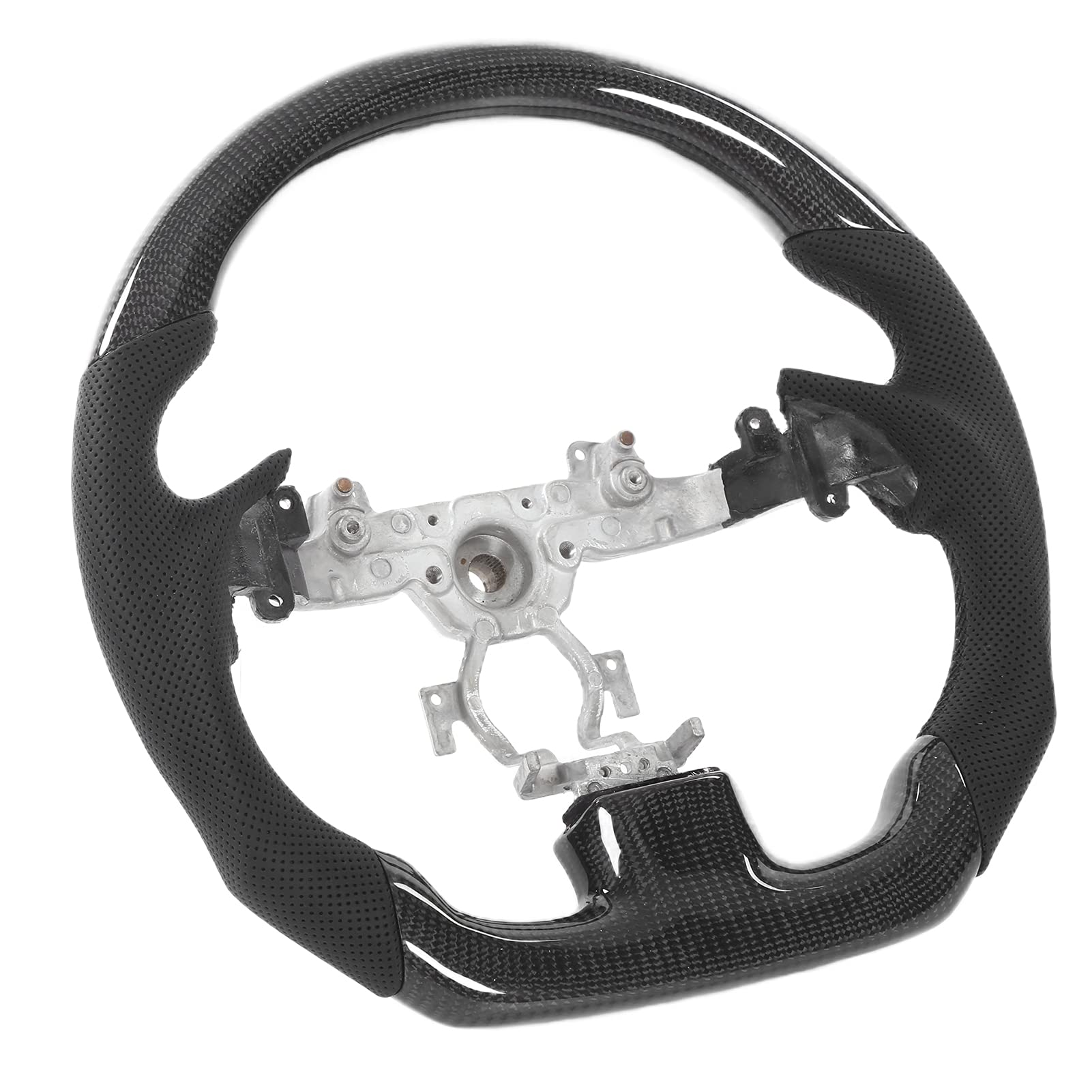 Carbon Lenkrad Lenkrad Perforiertes Leder -Balck -Nähte Automobilauto -Lenkradersatz für G37 G37X G25 G35 Q 40 Carbon Lenkrad Lenkrad Perforiertes Leder -Balck -Nähte Automobilauto -Lenkradersatz für G37 G37X G25 G35 Q 40 von Ausla