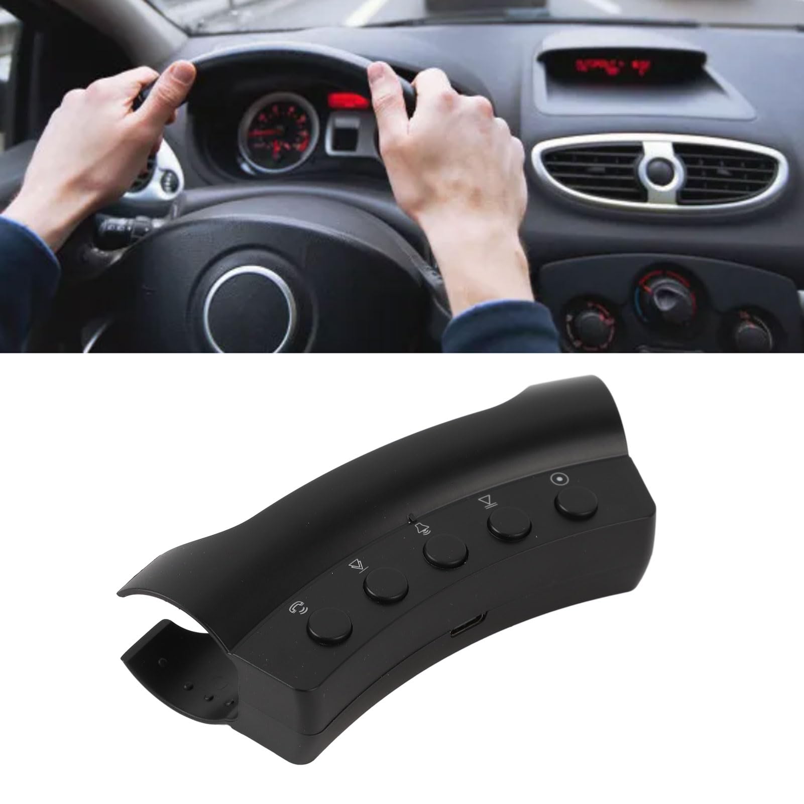 Drahtlose Steuerung Lenkradtasten Fernbedienung, 10 Tasten Universal Fit Autoradio DVD GPS-Player-Controller für Tragbare Autostere Drahtlose Steuerung Lenkradtasten Fernbedienung, 10 Tasten Universal Fit Autoradio DVD GPS-Player-Controller für Tragbare Autostere von Ausla