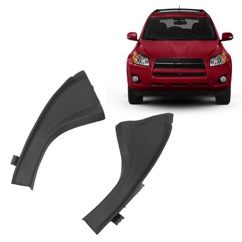 Side Cowl Extension Seal Cover -Abdeckung, Professionelles Design und Leistung, Geeignet für 2006-2012, Seitenabdeckung der Motorhaube Verlängerung von Ausla