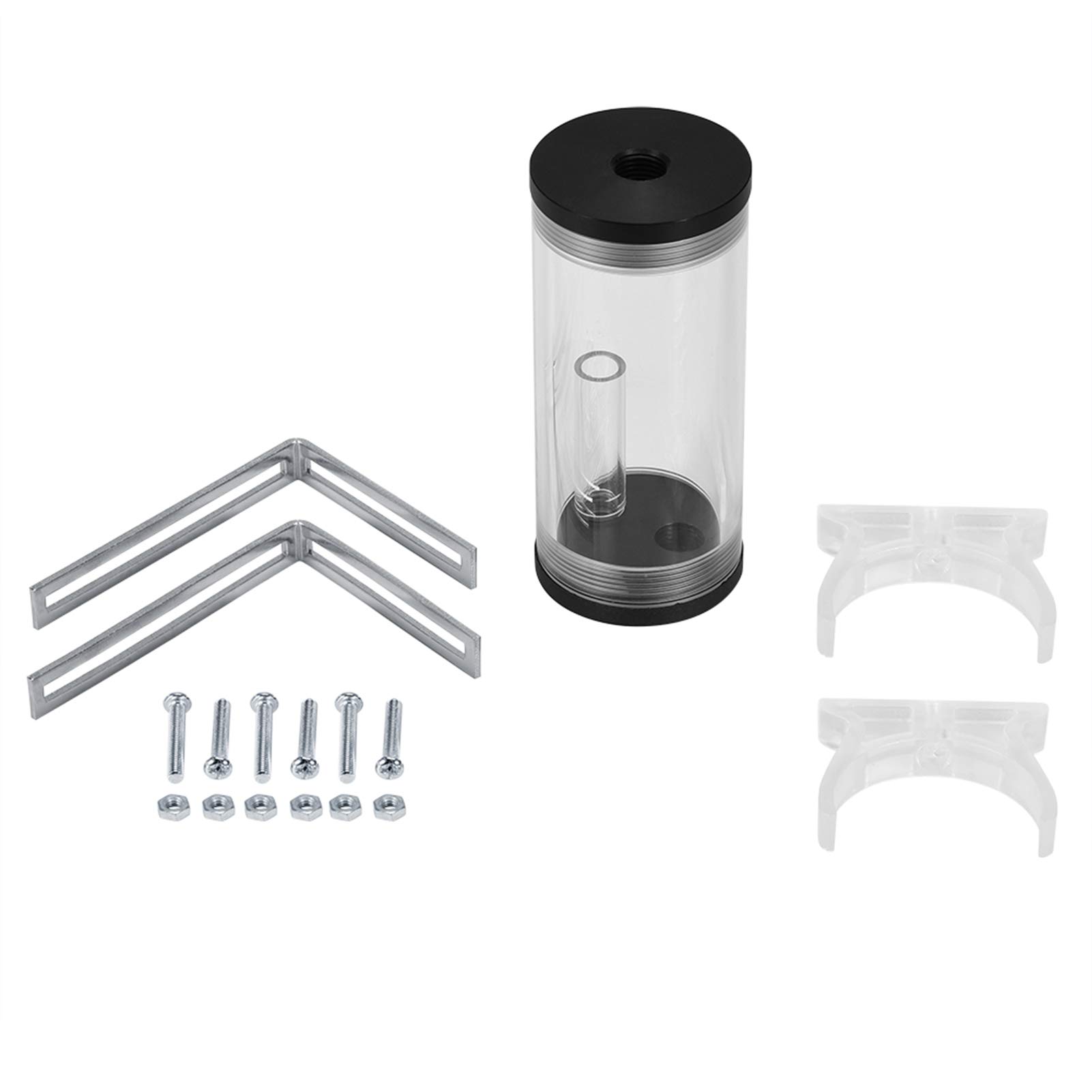 Wasserkühlungs-Reservoir-Set, POM-PMMA-Material, G1/4-Gewinde, Transparente Zylinderform, für PC-Computer Wasserkühlungs-Reservoir-Set, POM-PMMA-Material, G1/4-Gewinde, Transparente Zylinderform, für PC-Computer von Ausla