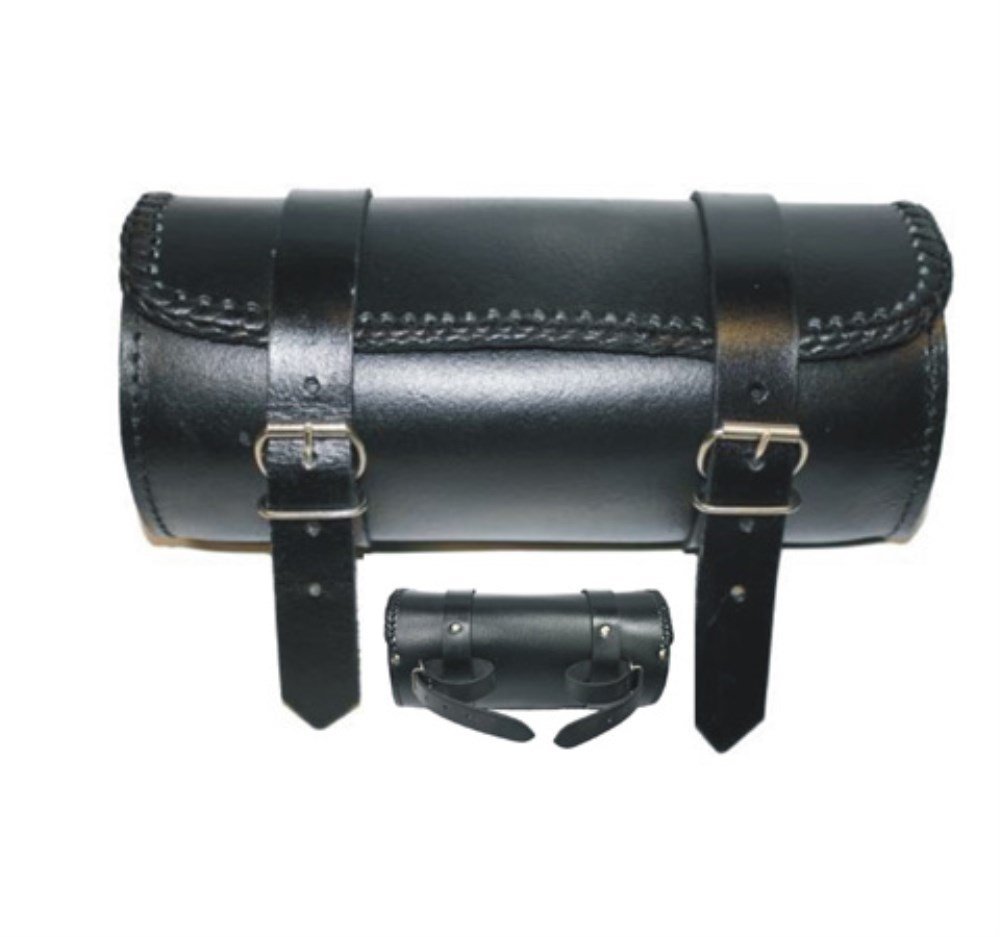 Leather Motorcycle Tool ROLL Braided Sissy BAR Bag £39.49 - Amazon £19.49 von Bikers Gear