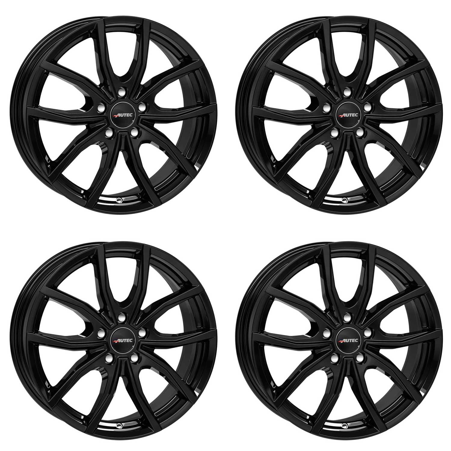 4x Autec Felgen VIDRON 8.0x19 ET40 5x112 Schwarz kompatibel mit VW Passat CC Golf VIII Golf VII Sharan Touran Tiguan Allspace T-R 4x Autec Felgen VIDRON 8.0x19 ET40 5x112 Schwarz kompatibel mit VW Passat CC Golf VIII Golf VII Sharan Touran Tiguan Allspace T-R von Autec