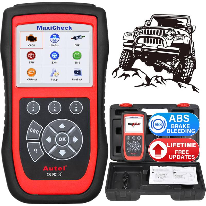 Autel MaxiCheck Pro OBD2 Diagnosegerät Auto Scanner mit ABS Bremsentlüftung, Ölreset, SRS, SAS, EPB, BMS, DPF für Bestimmte Fahrzeuge, Kostengünstiges Ideales Service Tool für Techniker/Heimwerker von Autel