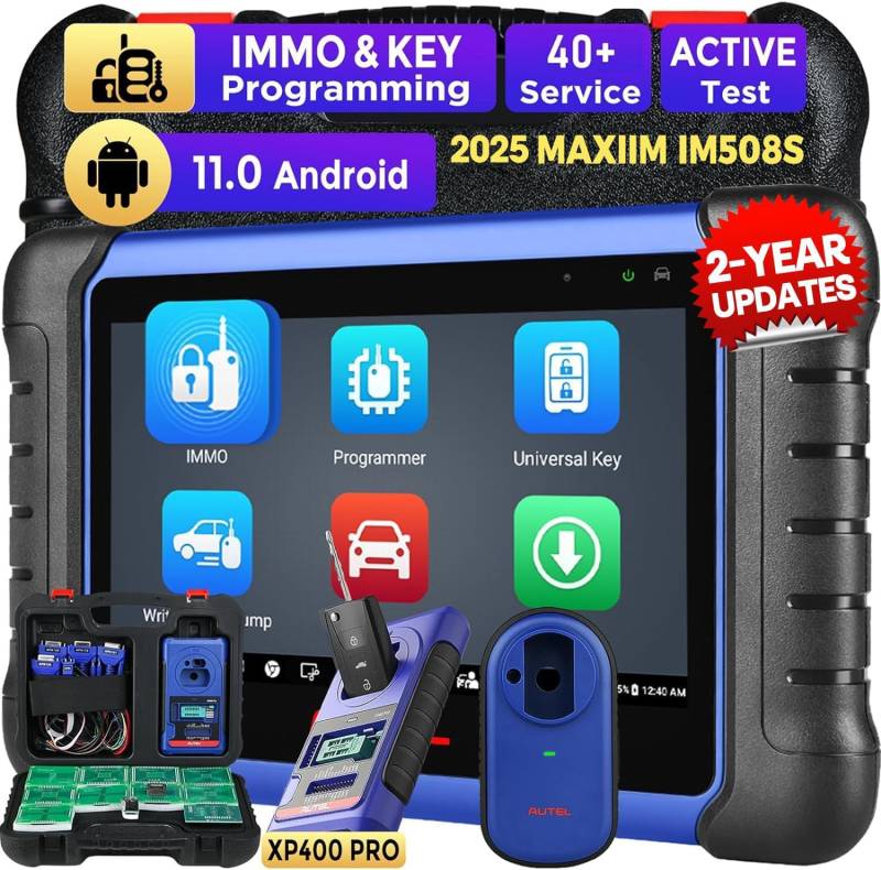 Autel MaxiIM IM508S PRO mit XP400 PRO, 2025 Gleich wie IM608 PRO 2/ IM608S II, Verbessert IM508S IM508, Bidirektionales Diagnosegerät Auto, Smart & Expertenmodus, 3000+ Tests, 40+ Service, OE All Sys von Autel