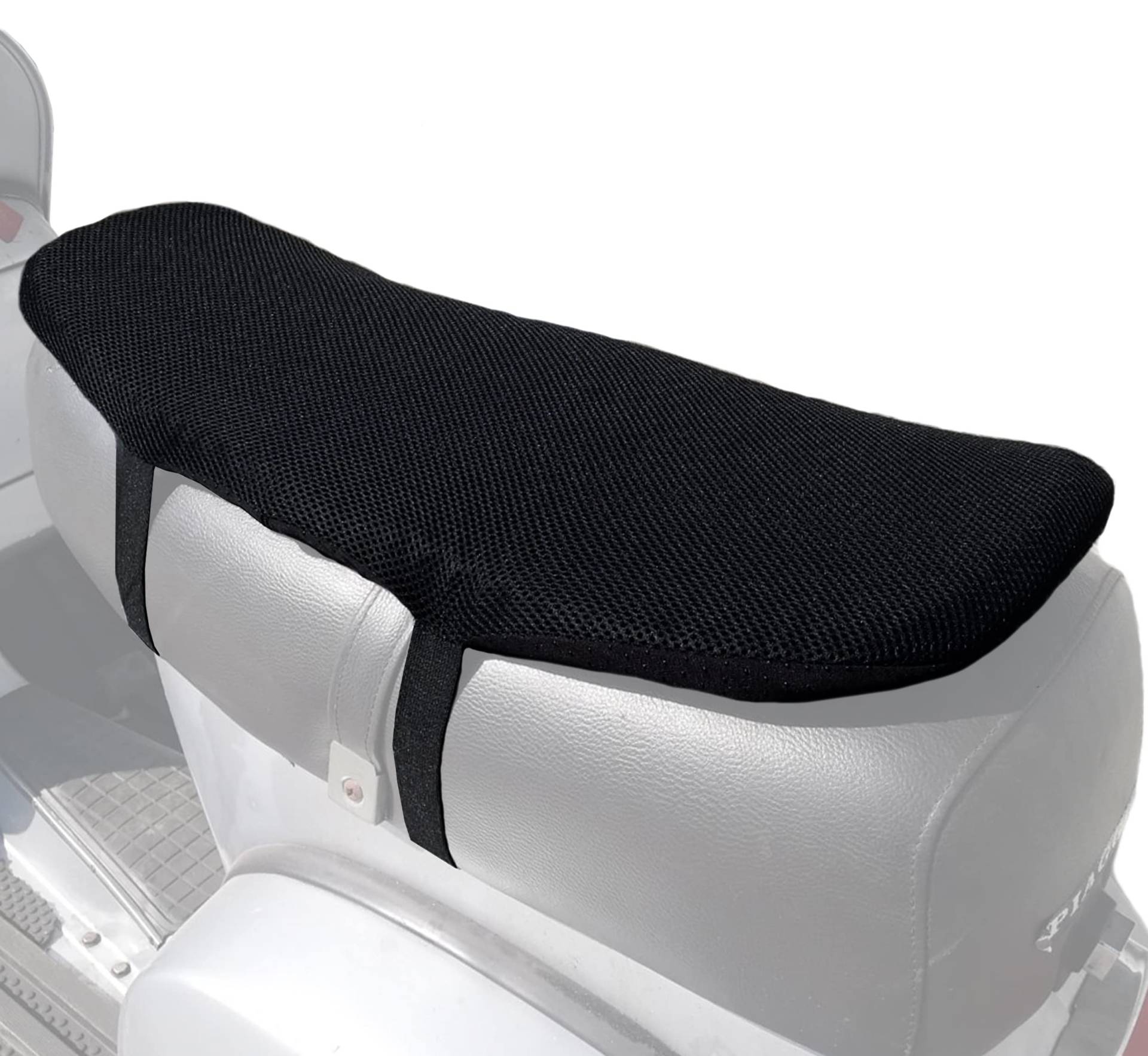 Auto Accessori Lupex 3D-Gel-Kissen Sattelbezug | Abdeckung für Scooter und Motorrad | 62 x 29 x 3 cm | atmungsaktiv und flexibel | rutschfest von Auto Accessori Lupex