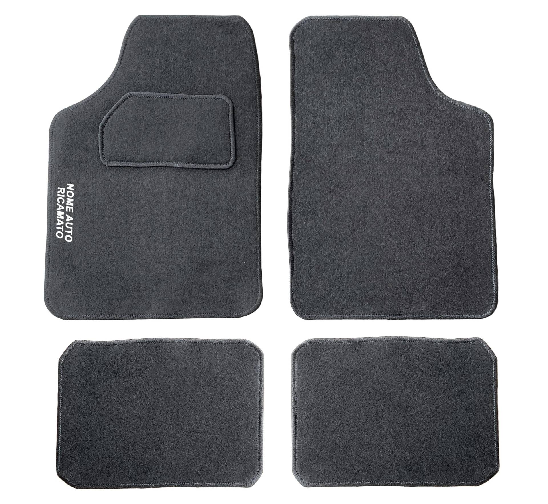 Auto Accessori Lupex Auto-Fußmatten-Set, kompatibel mit C3, Fußmattenset personalisiert mit gesticktem Autonamen, Teppichmaterial, mit Fallschutz, Komplettset für Vorder- und Rückseite Auto Accessori Lupex Auto-Fußmatten-Set, kompatibel mit C3, Fußmattenset personalisiert mit gesticktem Autonamen, Teppichmaterial, mit Fallschutz, Komplettset für Vorder- und Rückseite von Auto Accessori Lupex