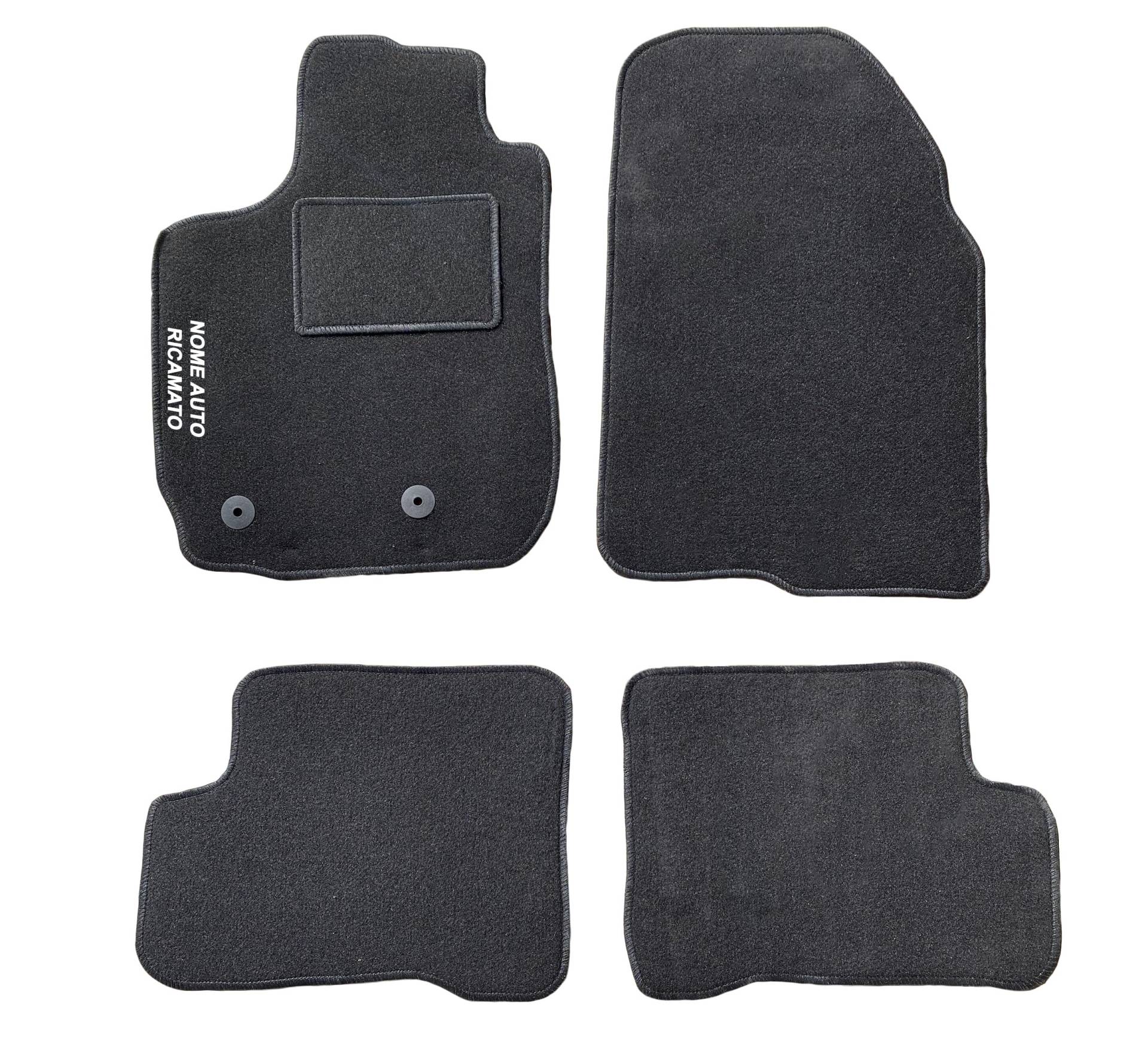 Auto Accessori Lupex Kompatible Auto-Fußmatten für Duster, Geformte Teppiche, Aus schwarzem Teppich, Gesticktes Logo mit Absatzschoner und 2 Clips zur Befestigung, Zubehör Innenbereich Auto Accessori Lupex Kompatible Auto-Fußmatten für Duster, Geformte Teppiche, Aus schwarzem Teppich, Gesticktes Logo mit Absatzschoner und 2 Clips zur Befestigung, Zubehör Innenbereich von Auto Accessori Lupex