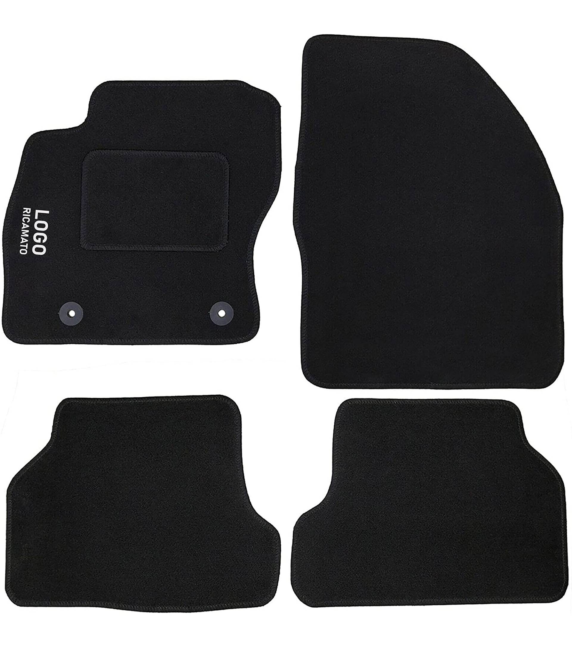 Auto Accessori Lupex Kompatible Auto-Fußmatten für Focus von 2005-2011, Geformte Teppiche, Aus schwarzem Teppich, Gesticktes Logo mit Absatzschoner und 2 Clips zur Befestigung, Zubehör Innenbereich Auto Accessori Lupex Kompatible Auto-Fußmatten für Focus von 2005-2011, Geformte Teppiche, Aus schwarzem Teppich, Gesticktes Logo mit Absatzschoner und 2 Clips zur Befestigung, Zubehör Innenbereich von Auto Accessori Lupex