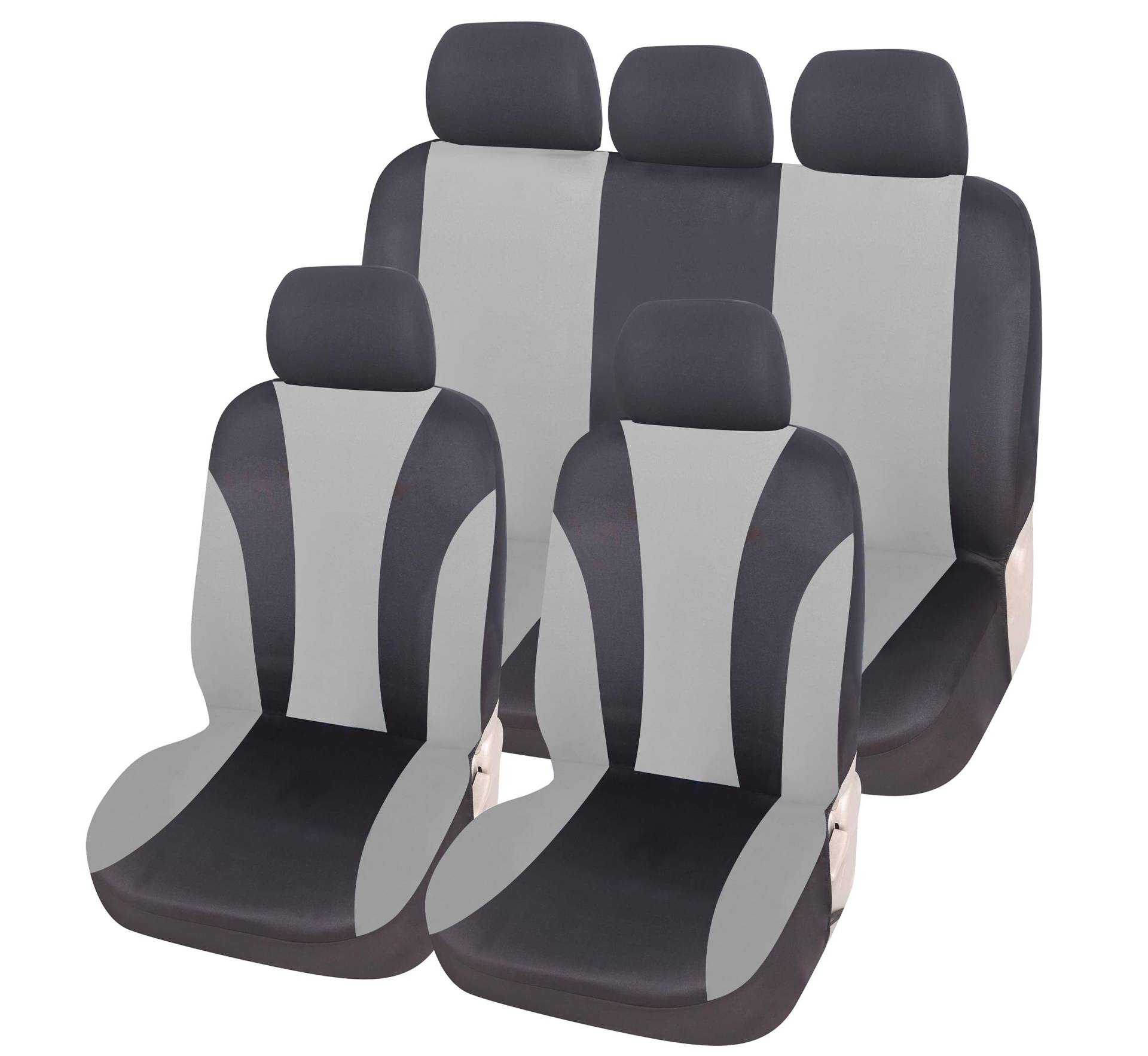 Auto Accessori Lupex Universal-Autositzbezüge LS06, Sitzbezüge Farbe Grau, Set vorne und hinten, Material Polyester, kein SUV Auto Accessori Lupex Universal-Autositzbezüge LS06, Sitzbezüge Farbe Grau, Set vorne und hinten, Material Polyester, kein SUV von Auto Accessori Lupex