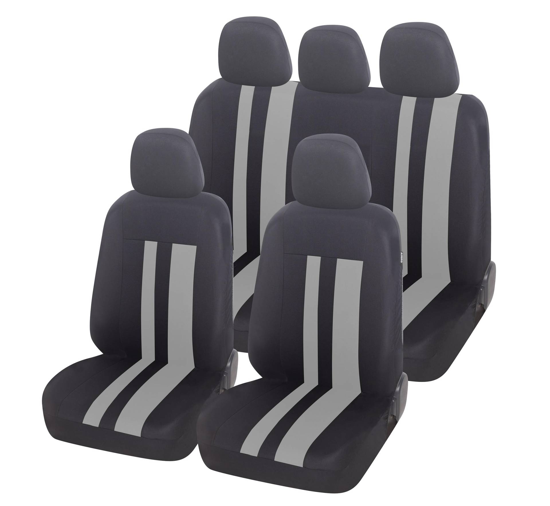 Auto Accessori Lupex - Universal-Autositzbezüge LS07 | Farbe Grau | Vorne & Hinten | Polyester | No Suv Auto Accessori Lupex - Universal-Autositzbezüge LS07 | Farbe Grau | Vorne & Hinten | Polyester | No Suv von Auto Accessori Lupex