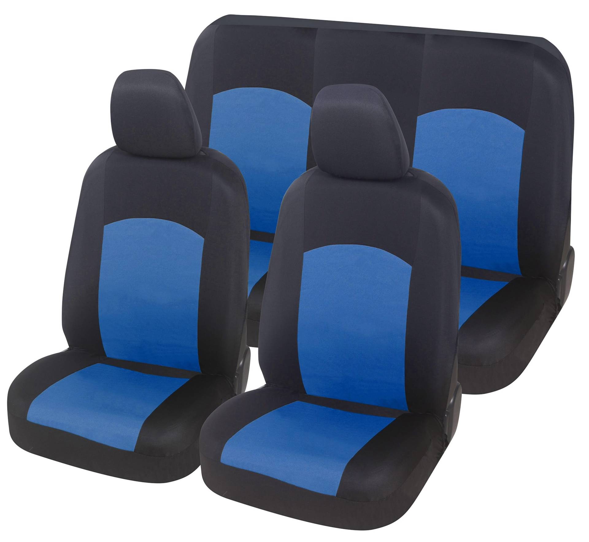 Auto Accessori Lupex - Universelle Autositzbezüge | Farbe Königsblau | Set Bezüge für Vorder- und Rücksitze | Polyestergewebe | Kein SUV von Auto Accessori Lupex