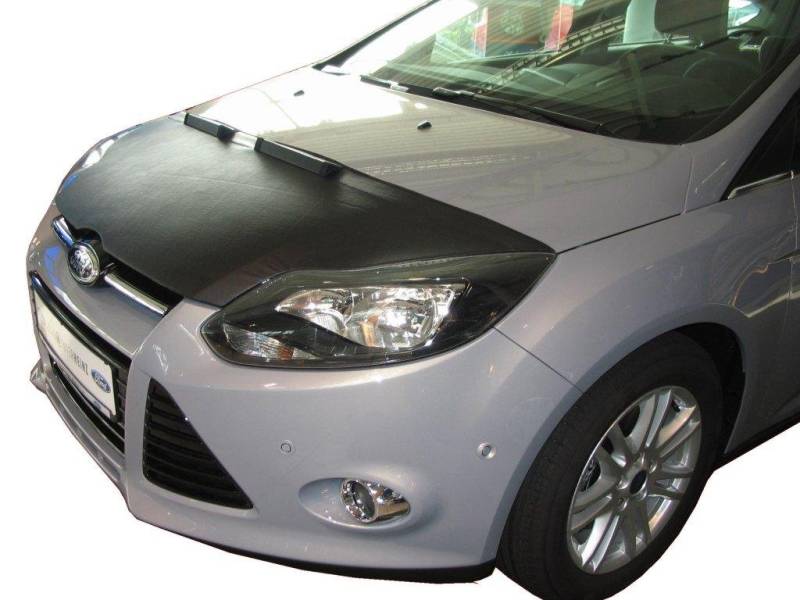 AB-00073 AUTO-BRA kompatibel mit Ford Focus 3 III Bj. 2011-2013 Haubenbra Steinschlagschutz Tuning Bonnet Bra von Auto-Bra