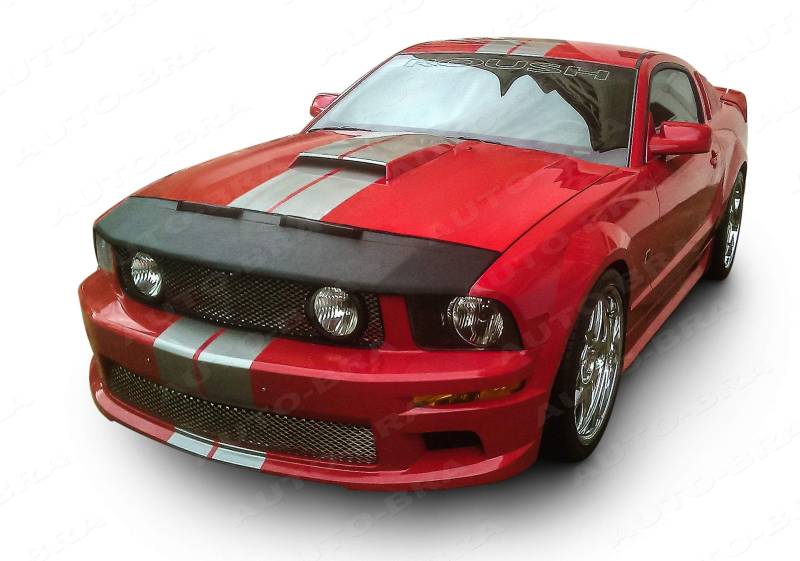 AB-00077 AUTO-BRA kompatibel mit Ford Mustang Bj. 2005-2010 Haubenbra Steinschlagschutz Tuning Bonnet Bra von Auto-Bra