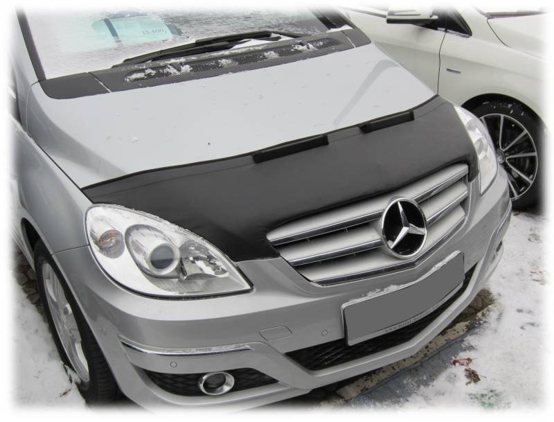 AB-00116 AUTO-BRA kompatibel mit MB Mercedes-Benz B-Klasse T245 Bj. 2005-2011 Haubenbra Steinschlagschutz Tuning Bonnet Bra von Auto-Bra