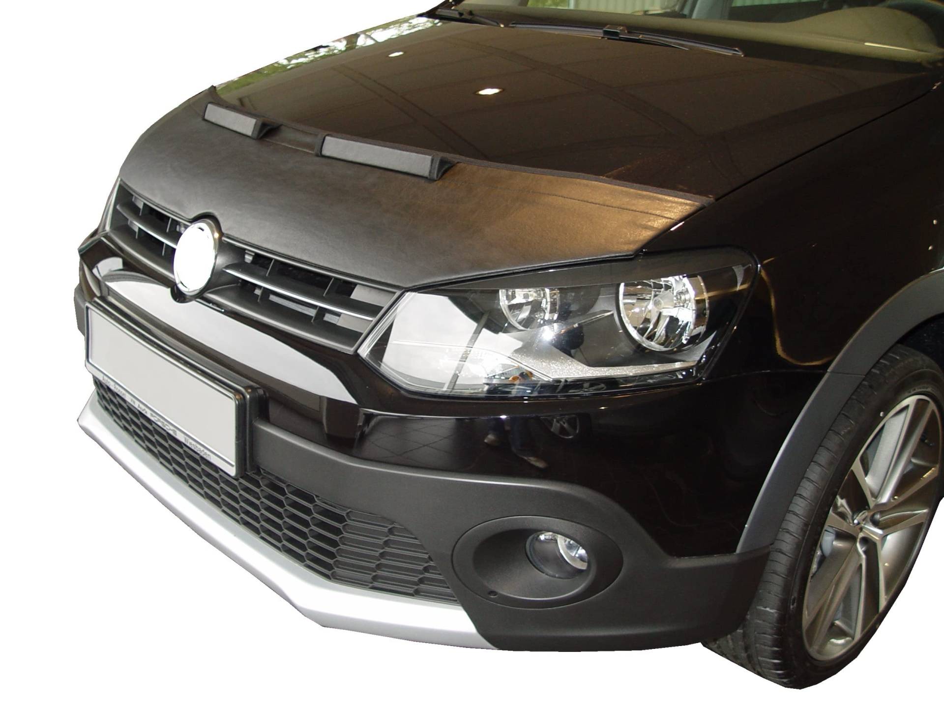 AB-00216 Auto BRA kompatibel mit VW Polo 5 6R 6C Bj. 2009-2017 Haubenbra Steinschlagschutz Tuning Bonnet Bra von AUTO-BRA