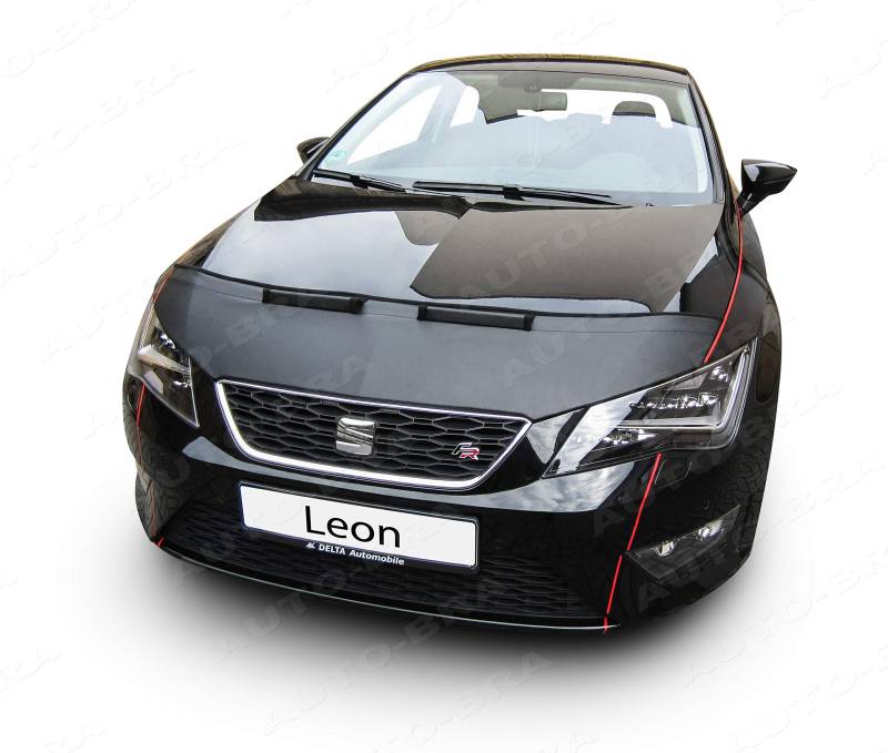 AB-00284 Auto Bra kompatibel mit Seat Leon III 5F Bj. 2012-2020 Haubenbra Steinschlagschutz Tuning Bonnet Bra von Auto-Bra