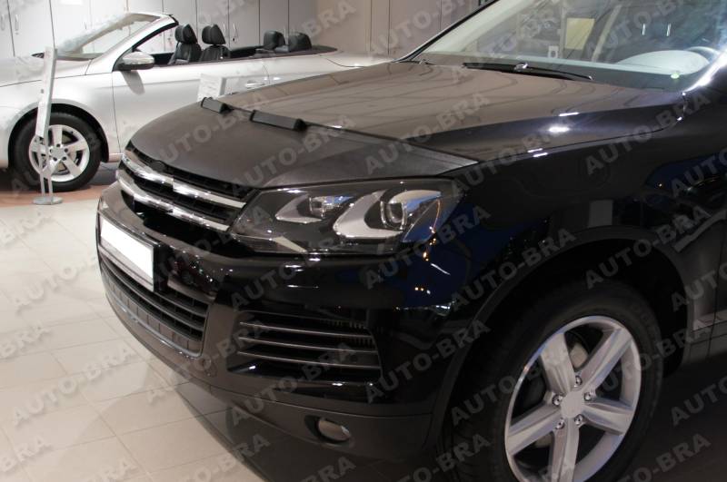 AB-00586 Auto BRA kompatibel mit VW Volkswagen Touareg Bj. 2010-2018 Haubenbra Steinschlagschutz Tuning Bonnet Bra von Auto-Bra