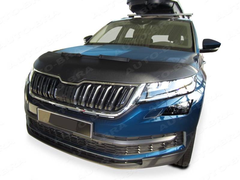 AB3-00334 Auto Bra kompatibel mit Skoda Kodiaq 2017-2023 Haubenbra Steinschlagschutz Tuning Bonnet Bra von Auto-Bra