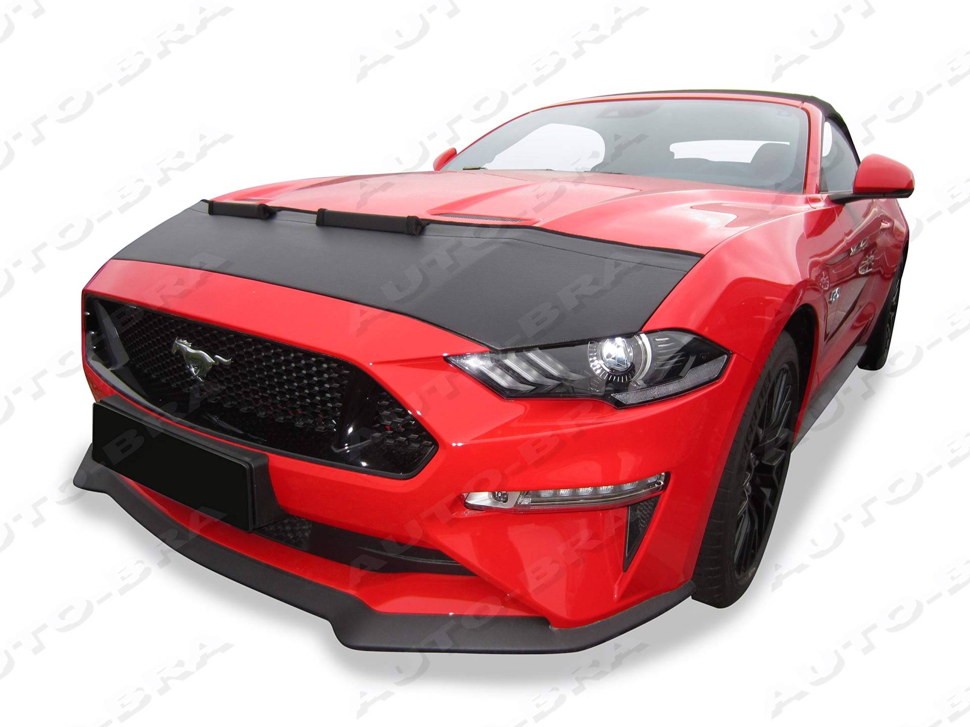 AB3-00361 Auto Bra kompatibel mit Ford Mustang Bj. ab 2017- Haubenbra Steinschlagschutz Tuning Bonnet Bra von AUTO-BRA