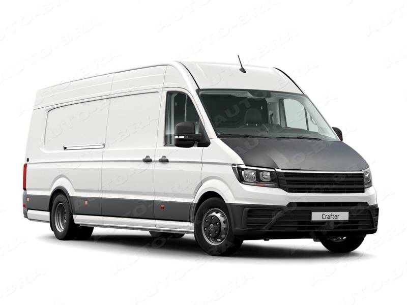 AB3-00432 AUTO-BRA Vollbra Bonnet Bra für die ganze Motorhaube kompatibel mit VW Volkswagen Crafter - Man TGE Bj. ab 2017 Haubenbra Steinschlagschutz Tuning Bonnet Bra von Auto-Bra