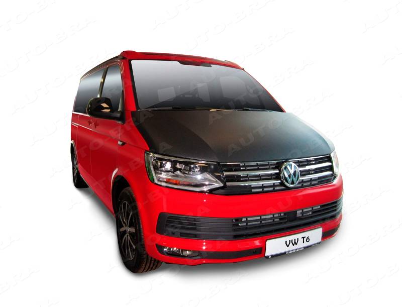 Auto-Bra kompatibel mit VW T6 Bj. ab 2015 Multivan Transporter Caravelle Haubenbra Steinschlagschutz Tuning Bonnet Bra (Vollbra) von Auto-Bra