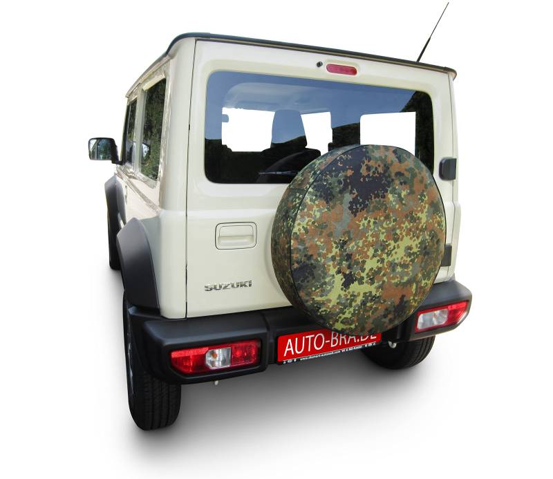 AB3-00734 Bundeswehr Tarnmuster Camouflage Flecktarn 72x28 cm Reserveradabdeckung Reifencover Radhülle Diameter 72cm - 28´´ Width 28cm- 9´´ von Auto-Bra