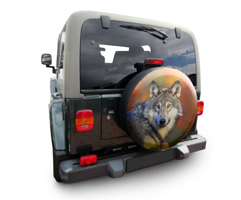 AB3-00781 Wolf K Reserveradabdeckung 79x30 cm Ersatzradabdeckung Reserveradhülle Reifencover Radhülle Durchmesser 79cm, Breite 30cm von Auto-Bra
