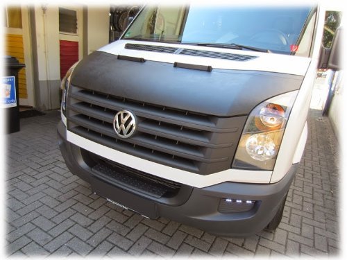 AB-00265 Auto Bra kompatibel mit VW Volkswagen Crafter Bj. 2006-2016 Haubenbra Steinschlagschutz Tuning Bonnet Bra von AUTO-BRA