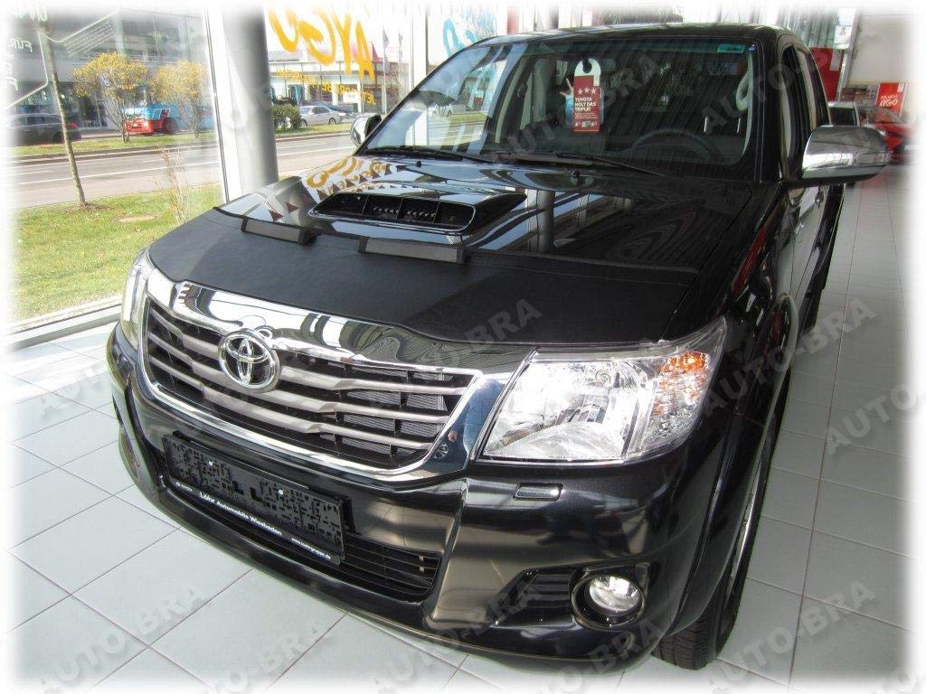 AB-00305 Auto Bra kompatibel mit Toyota Hilux Bj. 2005-2015 Haubenbra Steinschlagschutz Tuning Bonnet Bra von AUTO-BRA