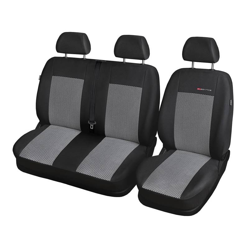 GSC Sitzbezüge Universal Schonbezüge 1+2 kompatibel mit VW T3 von Auto-Dekor