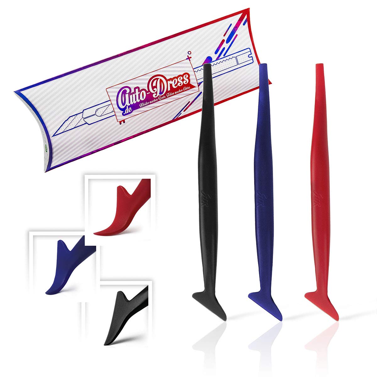 Micro-Rakel Set Härtegrade: Soft, Medium & Hart Car-Wrapping Auto-Folien Tool Micro-Rakel Set Härtegrade: Soft, Medium & Hart Car-Wrapping Auto-Folien Tool von Auto-Dress