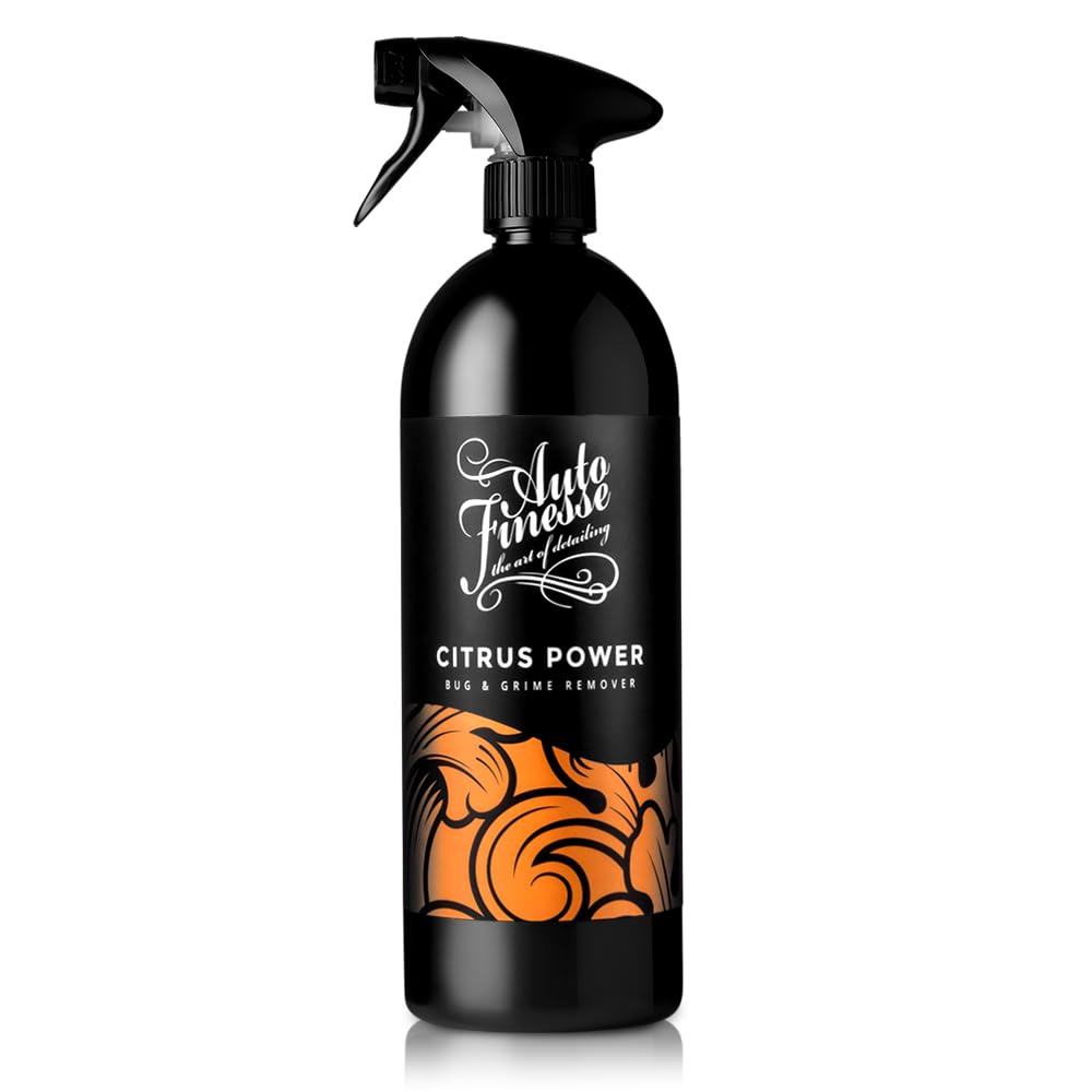 Auto Finesse Citrus Power 1 Liter Insekten- und Schmutzentferner Sanfte, aber effektive Formel zur mühelosen Entfernung von Verunreinigungen von Auto Finesse