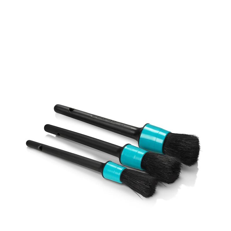 Auto Finesse Detailing Brush Trio – Set mit 3 kratzfreien Bürsten mit reinen Borsten für Auto-Detailing, Räder, Motorraum und Innenreinigung von Auto Finesse