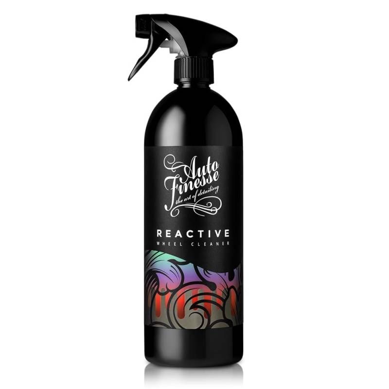 Auto Finesse Reaktiver 1Liter. Ein fortschrittlicher Felgenreiniger und Verunreinigungsentferner, Reactive Wheel Cleaner schneidet durch Schmutz und löst Bremsstaub chemisch jedes Mal, wenn Sie von Auto Finesse