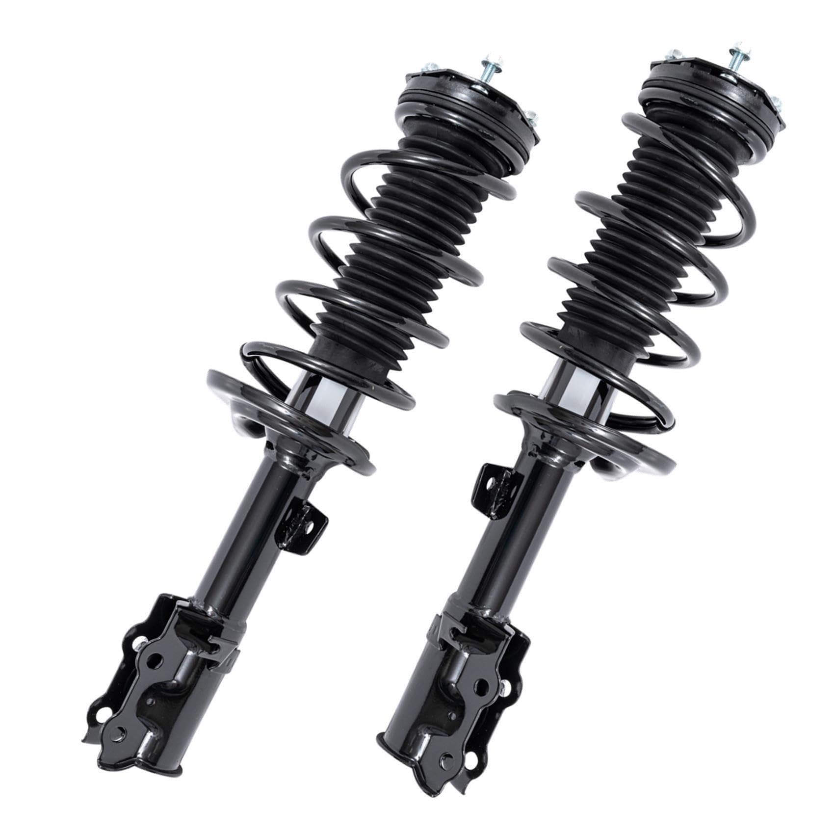 2x Federbein komplett Vorderachse links rechts vormontiert für Fiesta MK6 CB1 CCN Schwarz von Auto-GH
