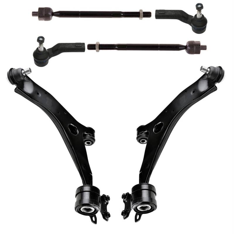 2x Querlenker Traggelenk 2x Spurstangenkopf 2x Axialgelenk Vorderachse links rechts von Auto-GH