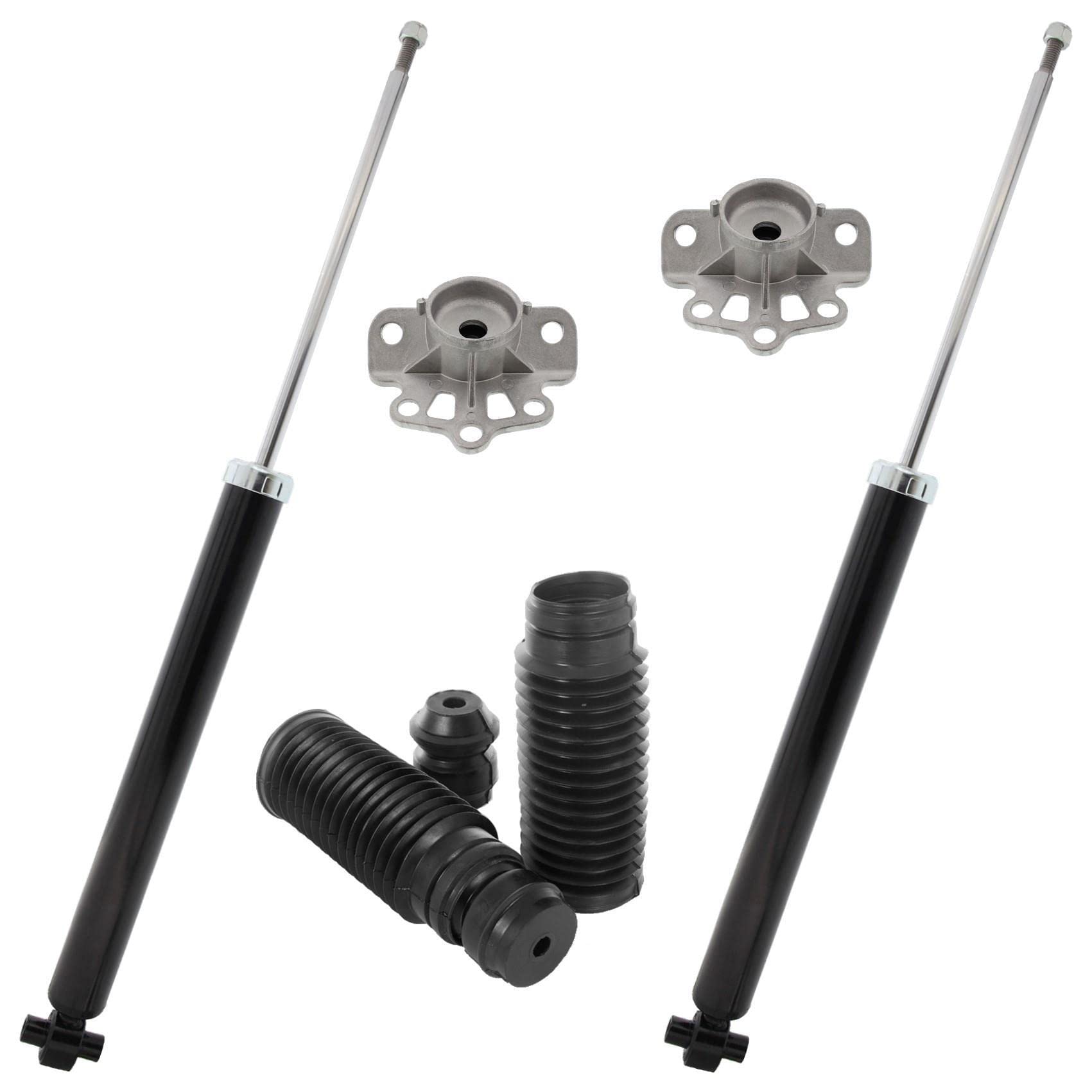 2x Stossdämpfer 2x Federbeinstützlager 1x Staubschutzsatz Hinterachse links rechts 2x Stossdämpfer 2x Federbeinstützlager 1x Staubschutzsatz Hinterachse links rechts von Auto-GH