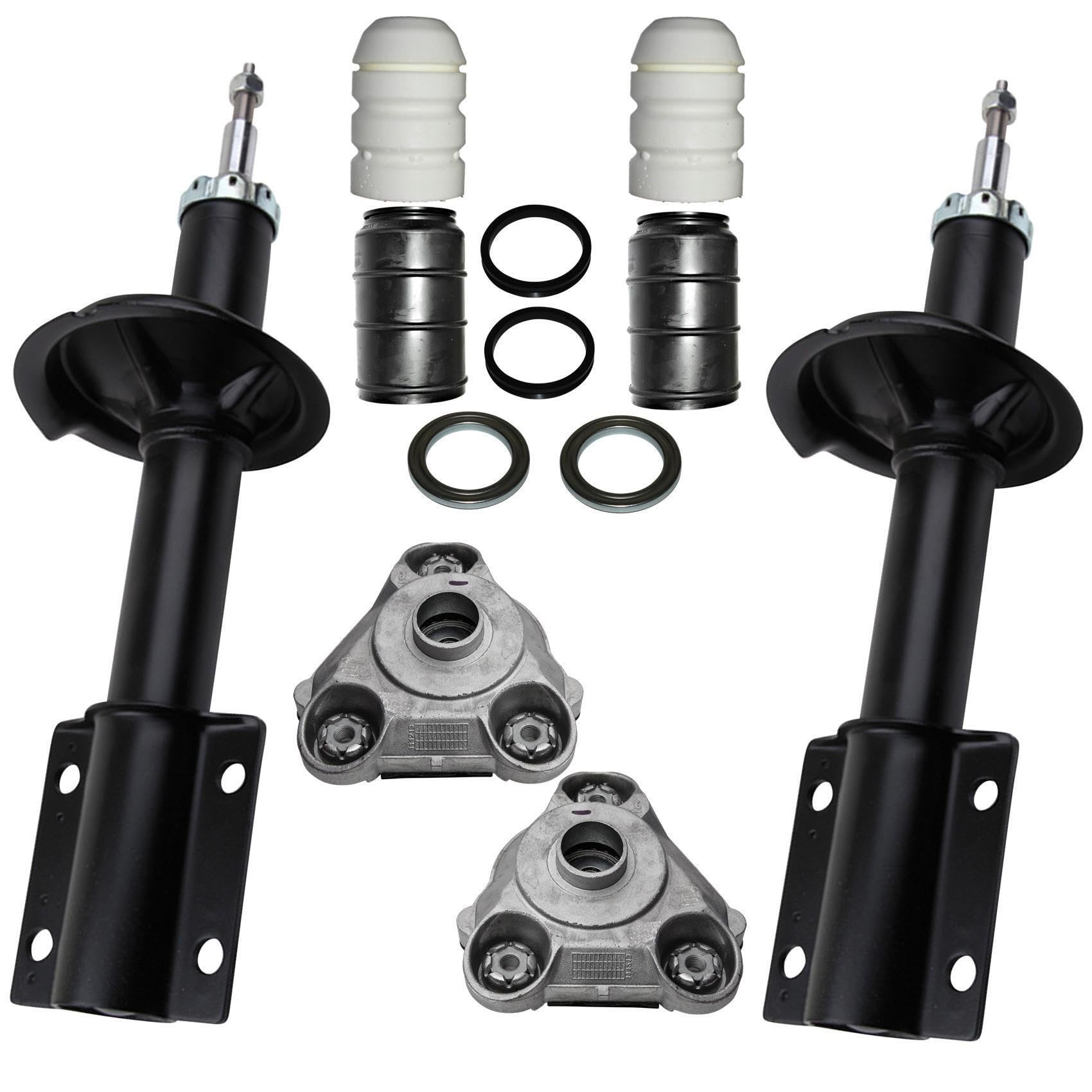 2x Stoßdämpfer Schutzhülle 2x Wälzlager 2x Federbeinstützlager Vorderachse für Citroen Jumper für Fiat Ducato für Peugeot Boxer 244 Q18 von Auto-GH