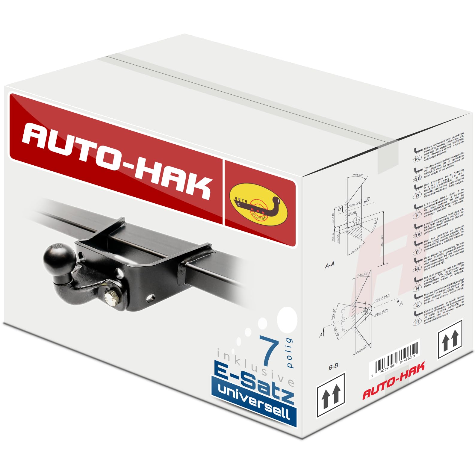 AUTO-HAK NEU Anhängerkupplung AHK starr mit Flanschkugel kompatibel mit Opel Vivaro B L1 L2 06.2014-06.2019 mit 7-polig Universal-Elektrosatz/E-Satz AUTO-HAK NEU Anhängerkupplung AHK starr mit Flanschkugel kompatibel mit Opel Vivaro B L1 L2 06.2014-06.2019 mit 7-polig Universal-Elektrosatz/E-Satz von Auto-Hak