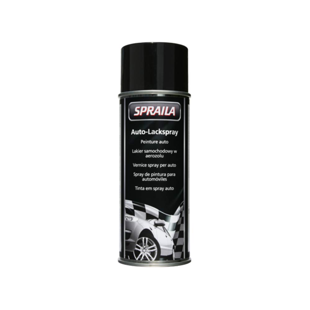 Schwarz Glänzend Lackspray 400Ml Seidenglanz Spraydose Autolack Auto 300 061 von AUTO-K