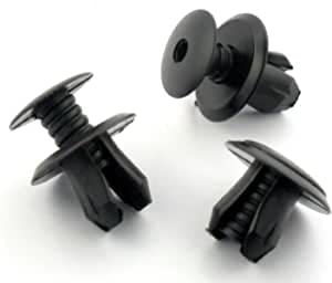 Clips und Klammern FCP-0148x0050 Rand Trimm Klipse Schwarz 50 Stücke von Vehicle Clips