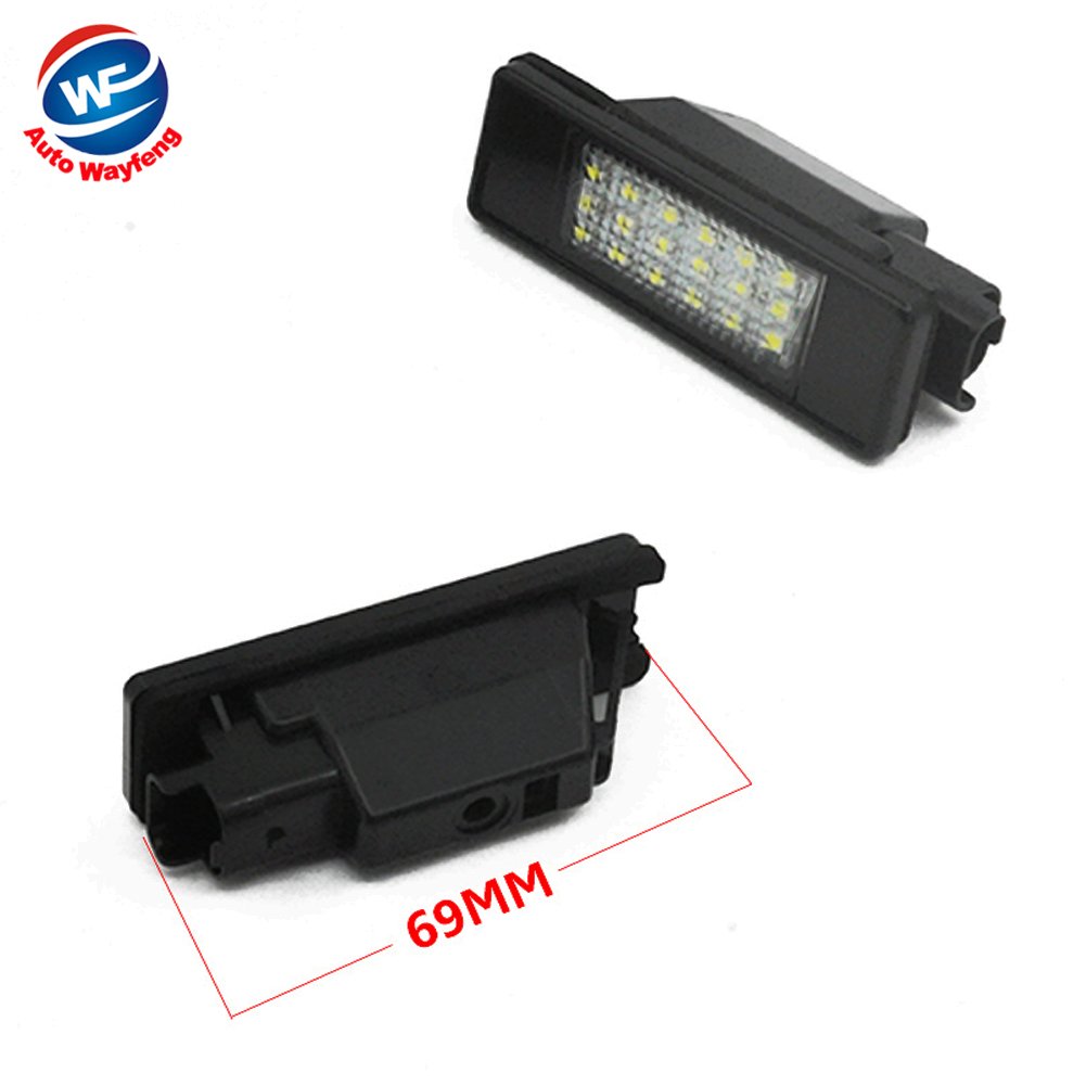 Auto Wayfeng WF® LED SMD Kennzeichenbeleuchtung Für Citroen C2 3D / C3 5D / C4 3D / C4 5D / C5 4D / C5 5D / C6 4D / C8 4D DS3 3D von Auto Wayfeng WF