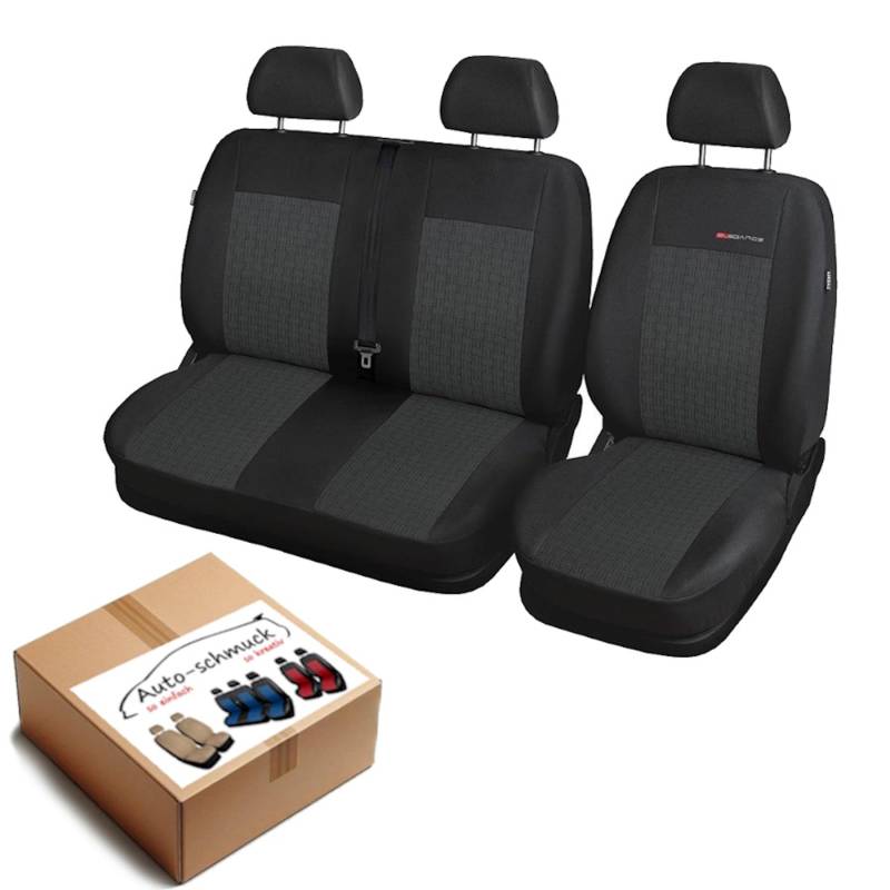 Auto-schmuck T5 Sitzbezüge nach Maß Autoplanen perfekte Passform Schonbezüge Sitzschoner Velour + Strickpolster (T5 2+1 P-1) von Auto-schmuck so einfach so kreativ