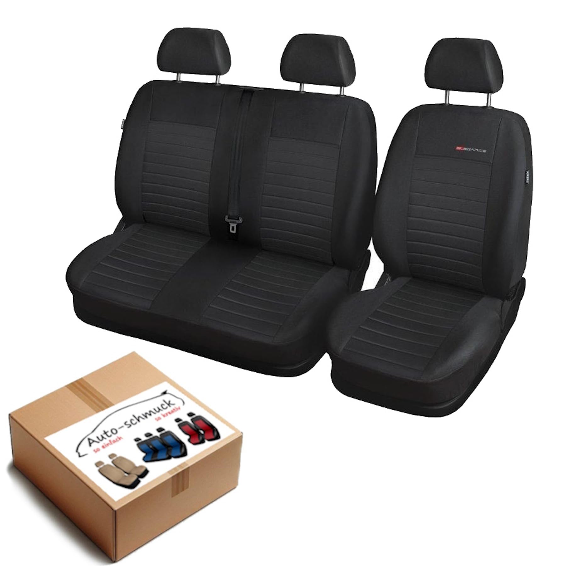 Jumper Sitzbezüge nach Maß Autoplanen perfekte Passform Schonbezüge Sitzschoner Velour + Strickpolster ®Auto-schmuck (Jumper II p4) von Auto-schmuck so einfach so kreativ