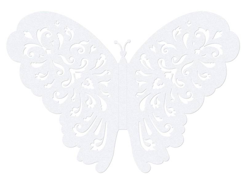Schmetterlinge x10 weiß Autoschmuck Braut Paar Deko Kirchedeko Zimmerdeko Dekoration Hochzeit Car Auto Wedding Deko PKW von Auto-schmuck so einfach so kreativ
