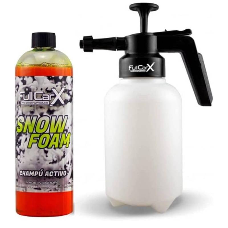 AutoFullCar Foamer Manueller Schaumgenerator mit Aktiv-Shampoo Snow Foam FullCarX 750 ml (Foamer + Shampoo 750 ml) von AutoFullCar