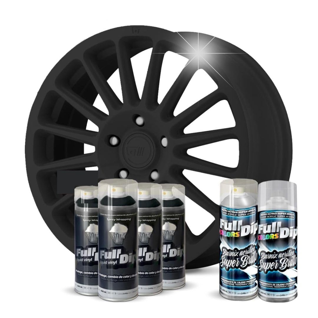 AutoFullCar Sprays Full Dip Schwarz Extra Glanz von AutoFullCar