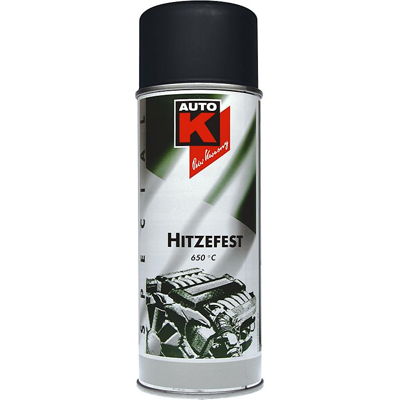 AutoK Auspufflack Spray bis 650 °C schwarz 400 ml AutoK Auspufflack Spray bis 650 °C schwarz 400 ml von AutoK