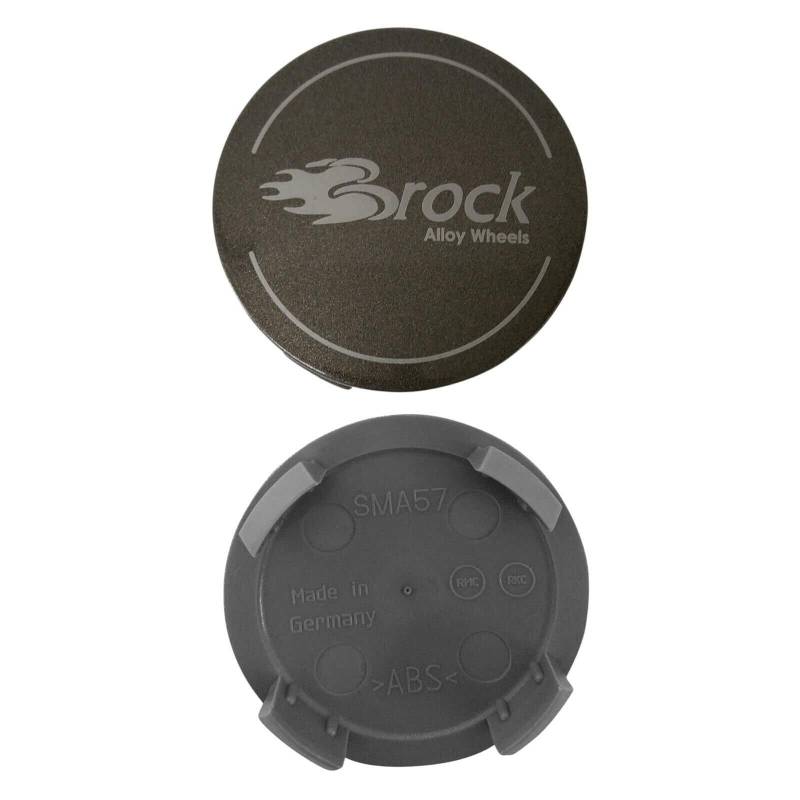 4 Stück Original Brock Nabendeckel 57mm Dark Sparkle EM165 4er-Set Nabenkappen Felgenkappen Radnabenkappen Nabenabdeckungen Felgennabenabdeckungen Radnabenabdeckungen Felgennabendeckel Radnabendeckel von AutoPremiumTeile